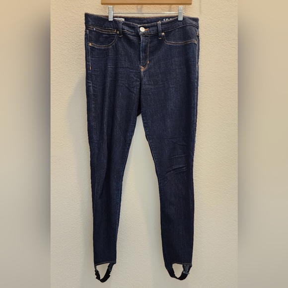 GAP 1969 Dark Blue Stirrup Jeans size 33/16r - Picture 1 of 14